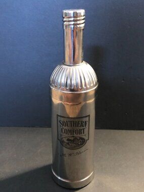 Southern Comfort Metal Cocktail bottle shaped Shaker  M.W. Heron's FREE SHIP